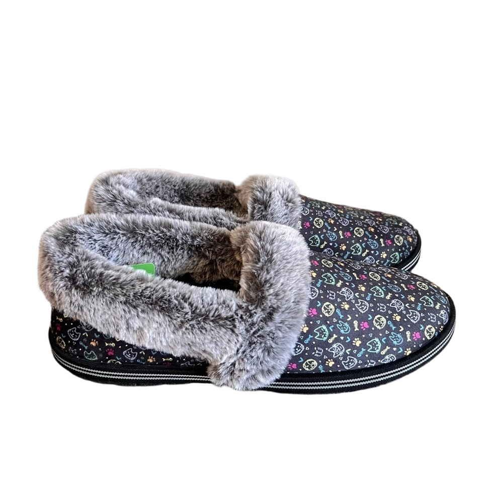 SKECHERS by BOB Too Cozy Blizzard Bits Women's Slip On Shoe Size 9.5 SKU#243232